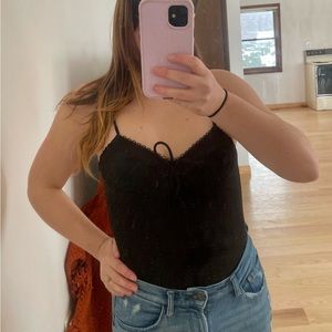 Black bodysuit/swimsuit